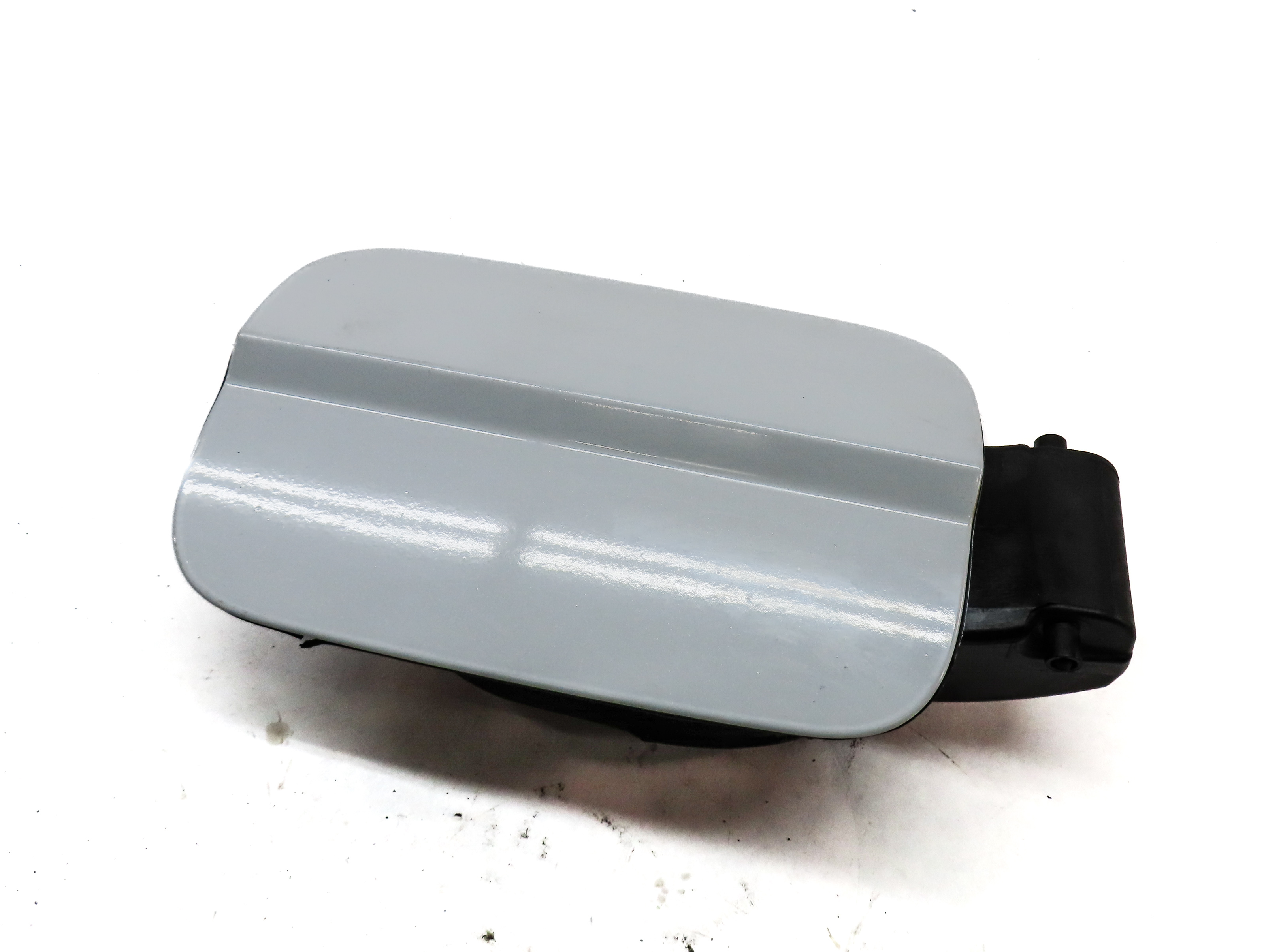 2012-2018 AUDI A6 S6 (C7) FUEL TANK DOOR LID COVER TRIM w/ HOUSING (WHITE) — exact item pictured